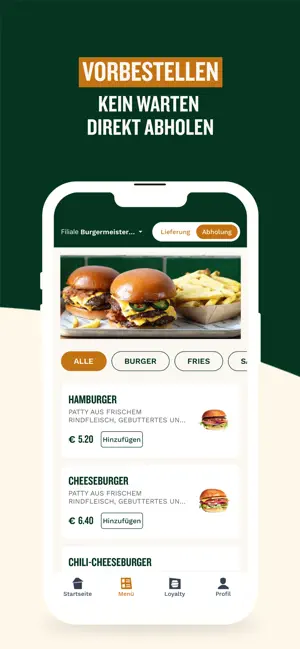 Burgermeister iPhone screenshot 2