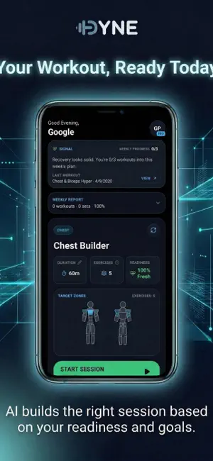 Dyne Fitness AI screenshot 1