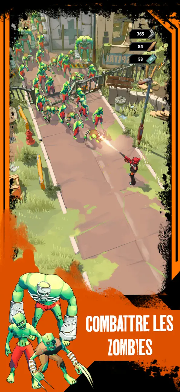 Zombiepunk: Fight & Survive iOS Mod IPA screenshot 3 - iOS game interface