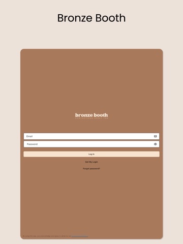 Bronze Booth iPad screenshot