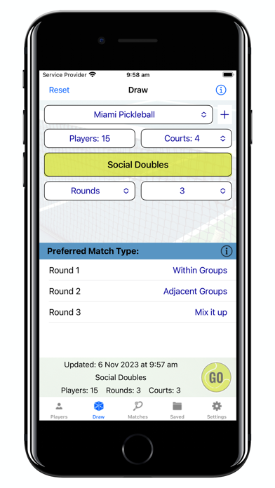 MatchUp Tennis & Pickleball Screenshot