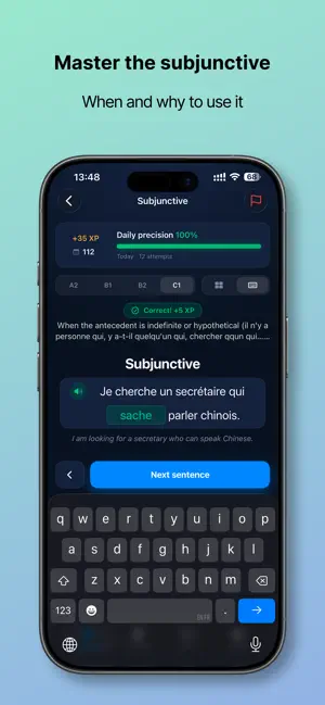 Petit Béret - French Grammar screenshot 4