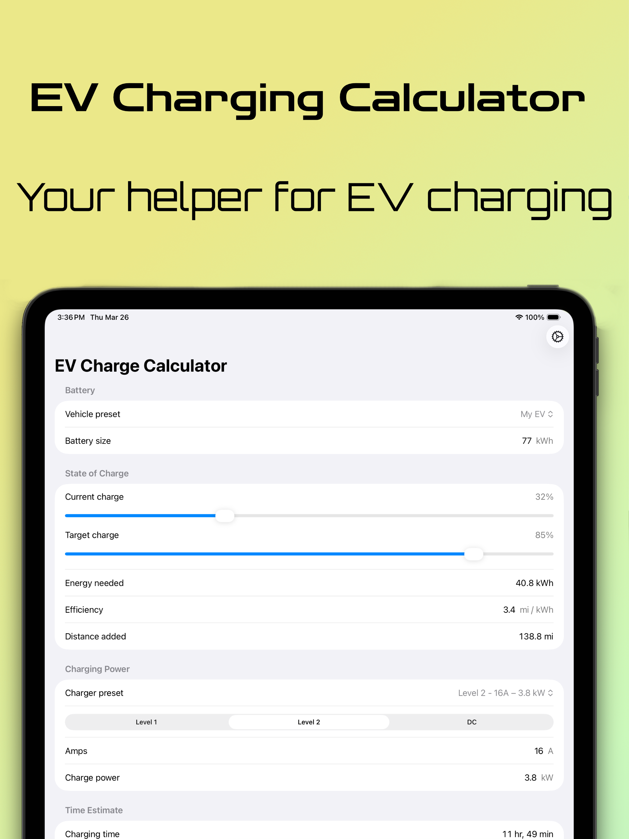 EV Charging Calculator screenshot 4