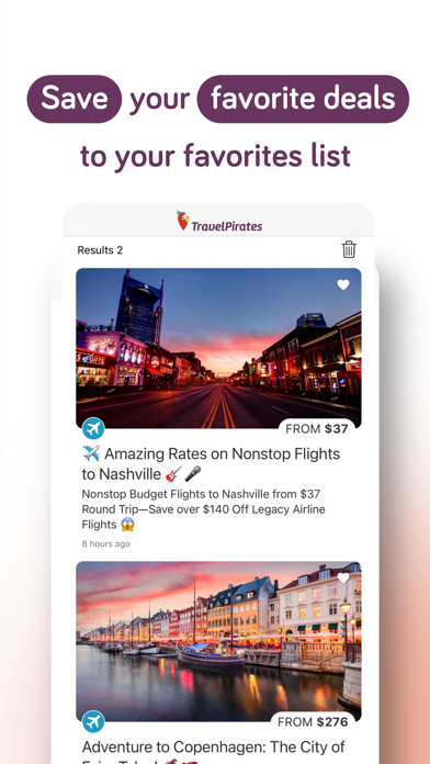 TravelPirates: Travel Deals Screenshot