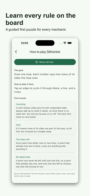 Pencil Logic: Slitherlink screenshot 3