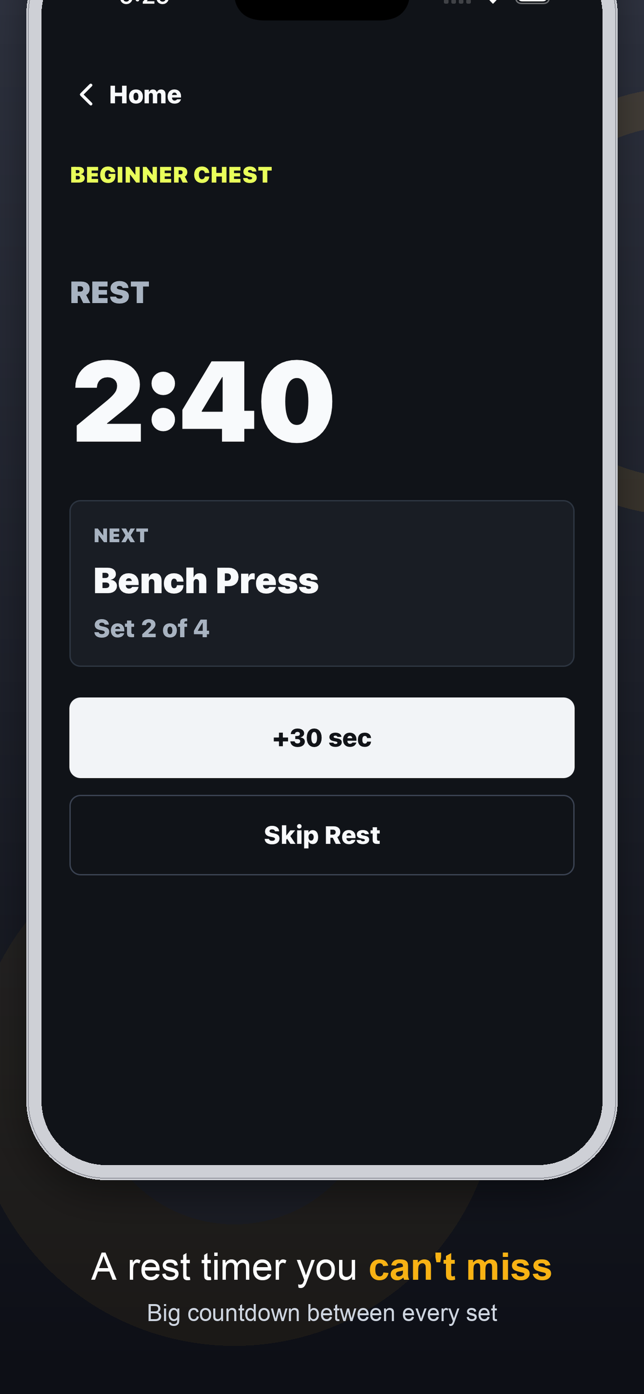 Beginner Gym Timer screenshot 4