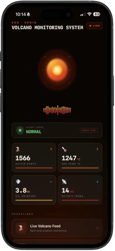 EGK GeoIQ Volcano screenshot 2