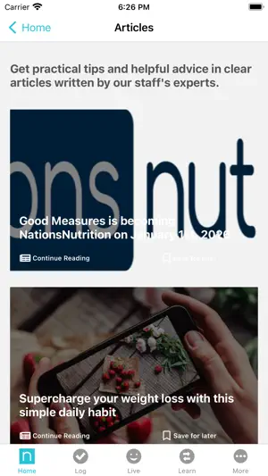 NationsNutrition screenshot 1