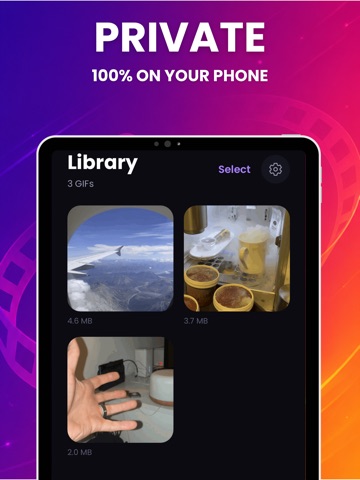 Video to GIF Converter - Maker iPad screenshot