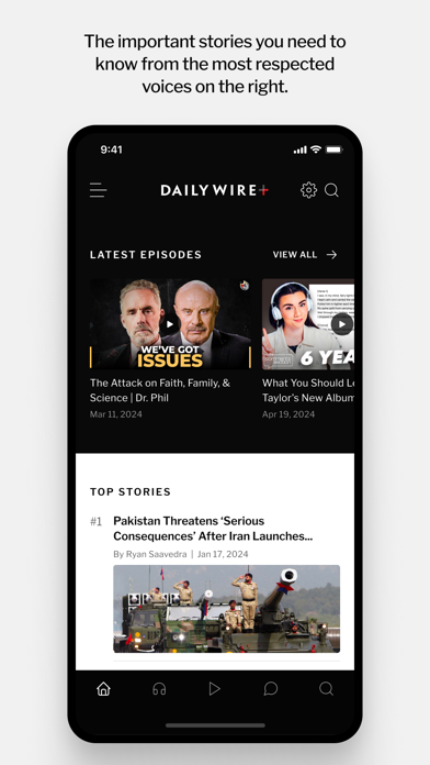 DailyWire+ Screenshot
