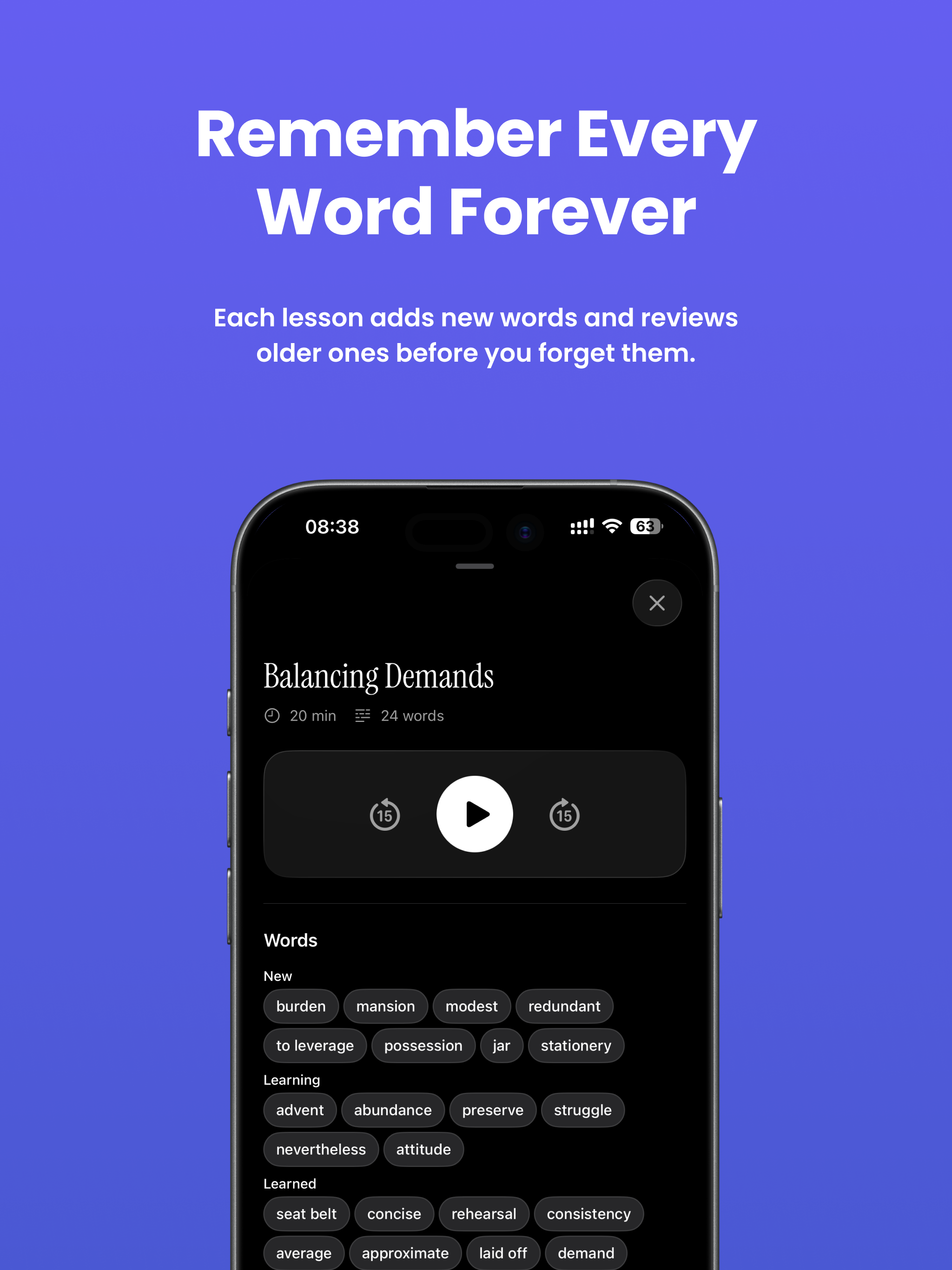 Learn English - Flowlingo AI screenshot 13
