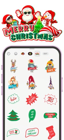 Santa Friends Stickers screenshot