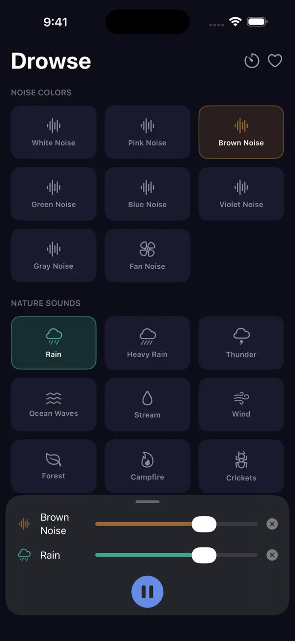 Screenshot #2 pour Drowse: Sound Machine