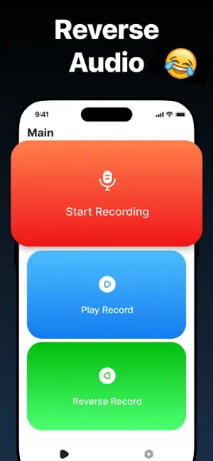 Reverse Audio: Voice Reverser screenshot 1