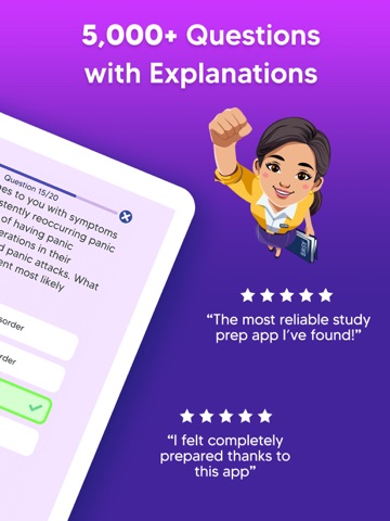 ASWB Exam Prep & Practice 2025 iPad screenshot