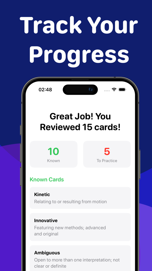 #4. Flashcards Maker: Vocabulary (iOS) 由: Alexander Parnev