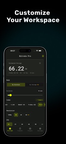 Bitrate Pro: Video Storage screenshot