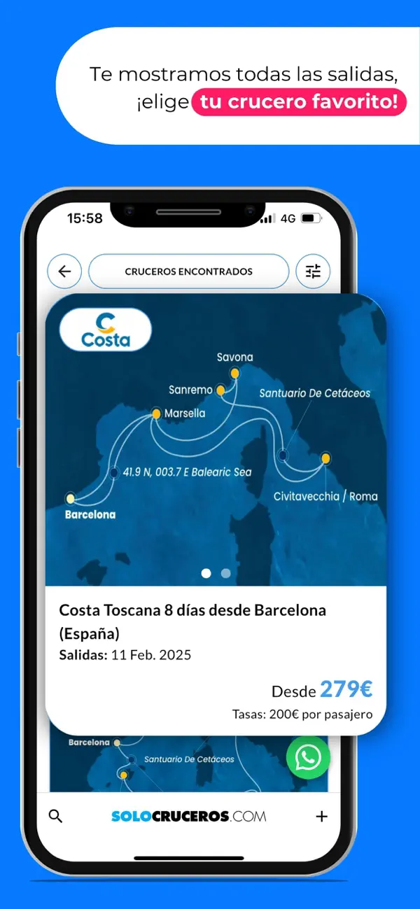 Screenshot #2 pour Cruceros SoloCruceros
