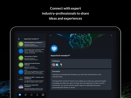 AspenTech® Global Community iPad screenshot 4 - Social Networking app
