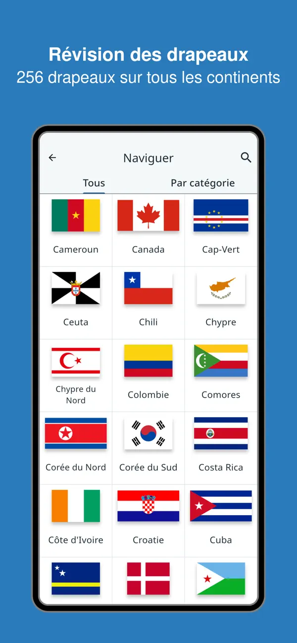 Screenshot #1 pour Drapeaux du monde : révision