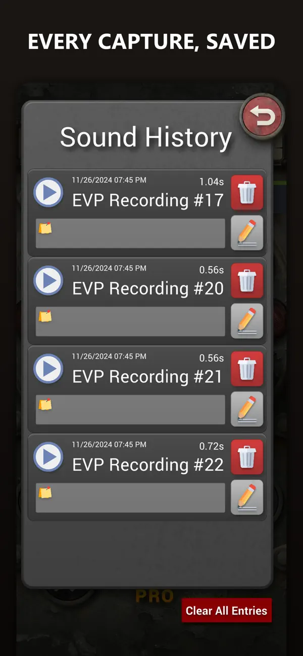 Screenshot #2 pour Ghost Voice Box: EVP Detector