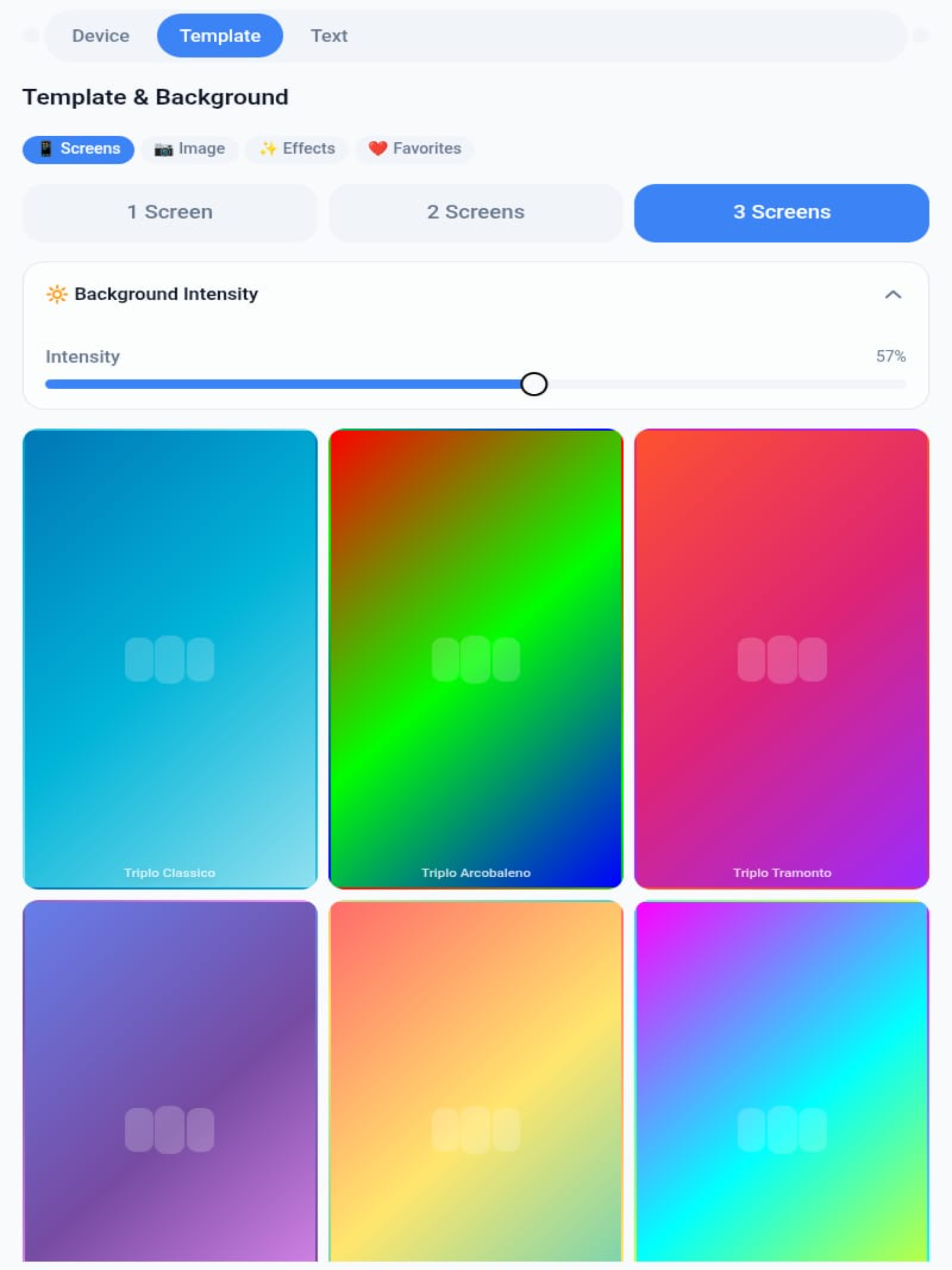 Screenshot App Mockups