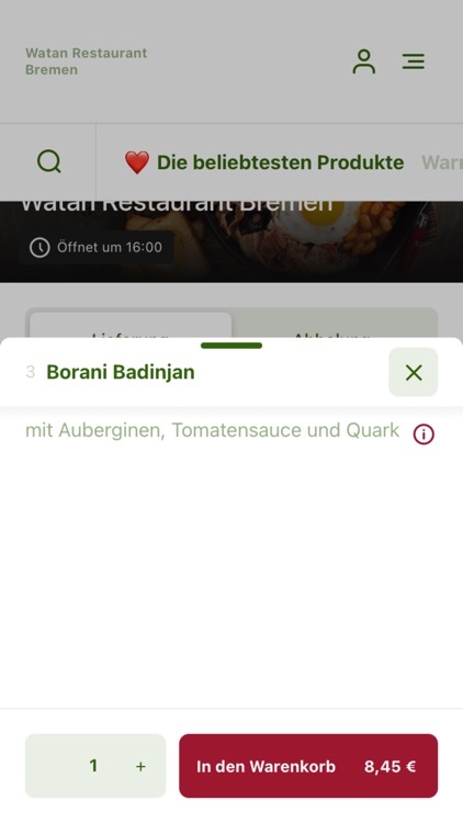 Watan Restaurant Bremen screenshot-3