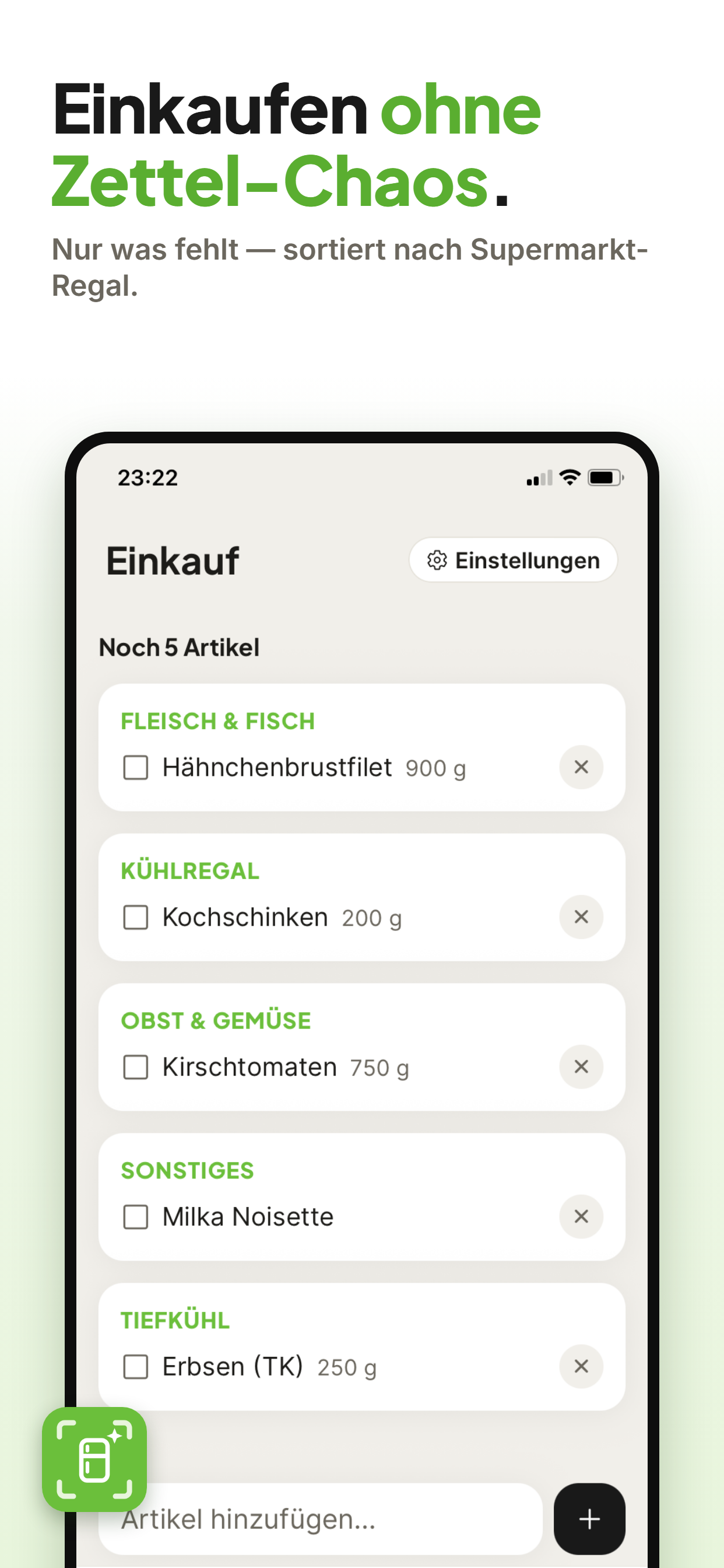 WOCHENKOCH: KI-Essensplaner screenshot 5