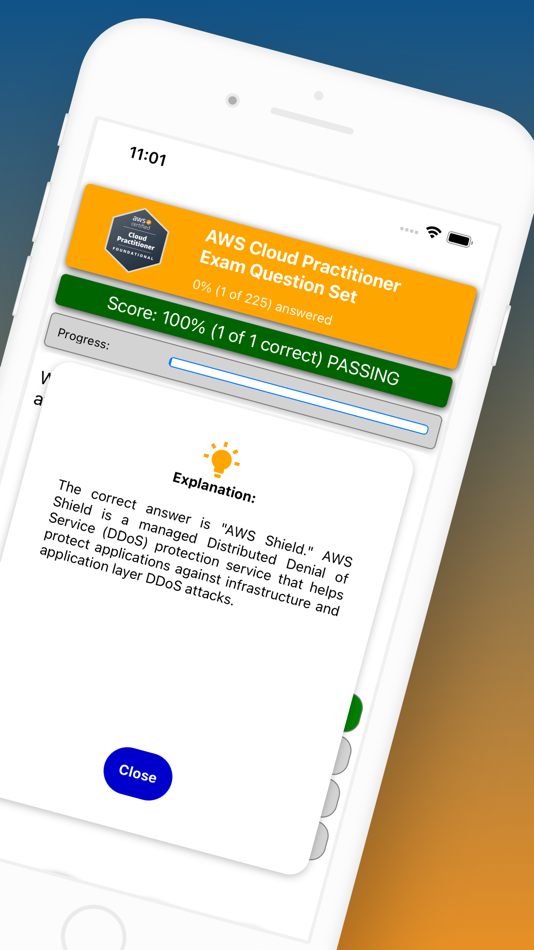 #2. AWS Cloud Practitioner Test (iOS) 来自: Koray Salman