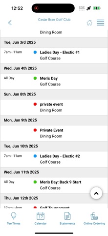 Cedar Brae GC screenshot