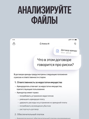 Алиса AI: Нейросеть Яндекса iPad screenshot 7