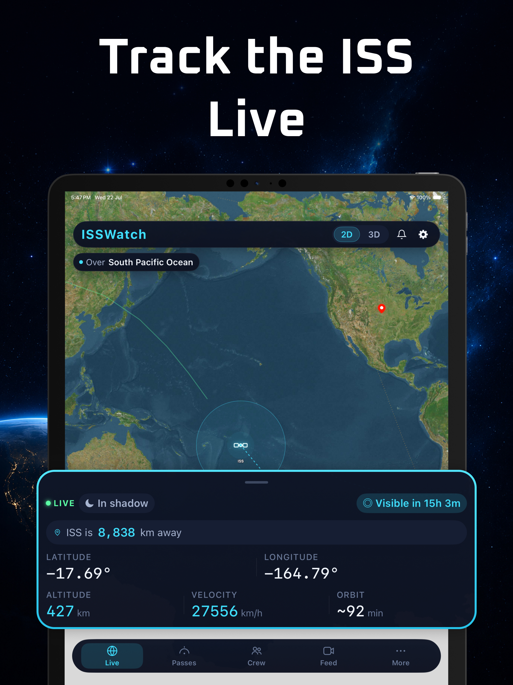 ISS Tracker - ISSWatch screenshot 9