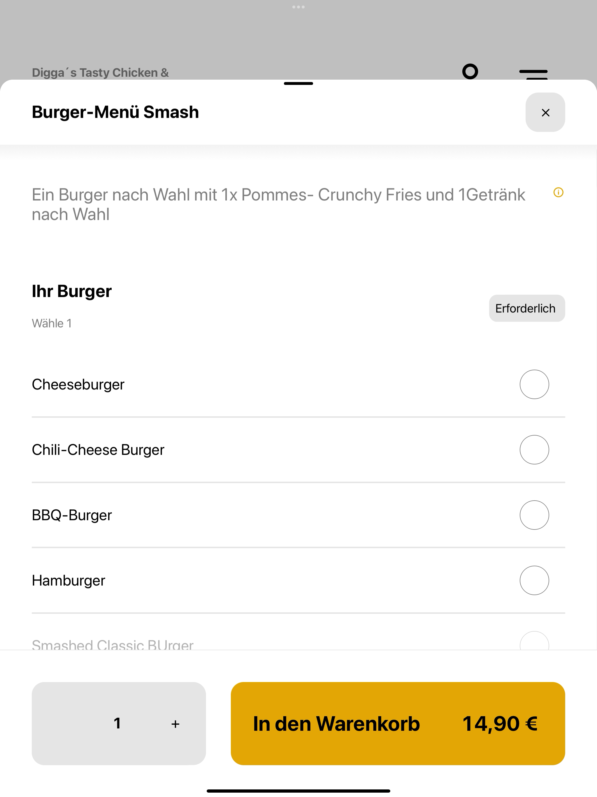 Digga´s Tasty Chicken & Burger screenshot 8