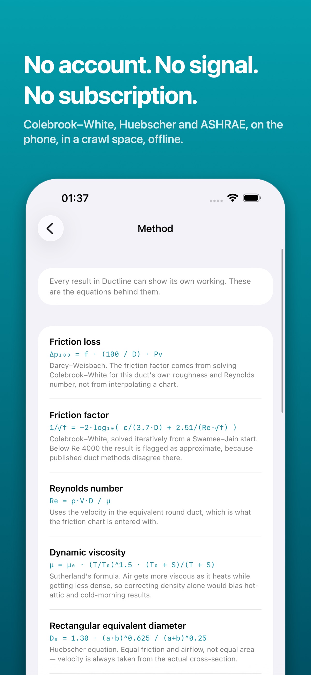 Screenshot 6 of Ductline: HVAC Duct Calculator