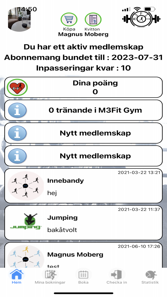 M3softwareFit - Member