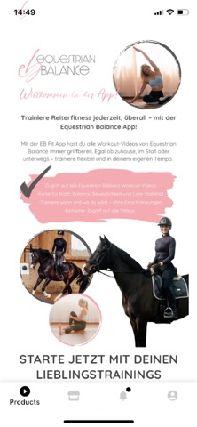 Equestrian Balance App screenshot