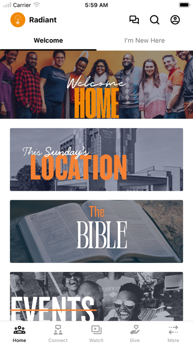 Screenshot 1 of Radiant Church (NJ) App
