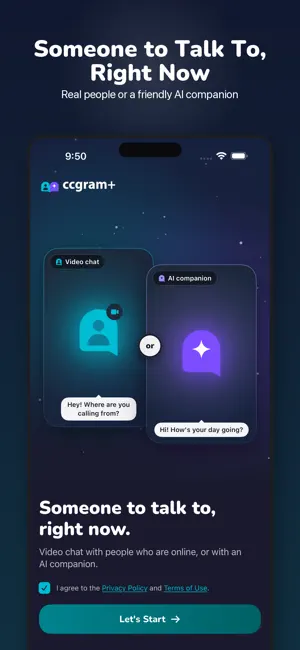 CCGram+ Live Video & Text Chat screenshot 1