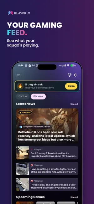 Player 2: Find Gamers & Teams screenshot 4