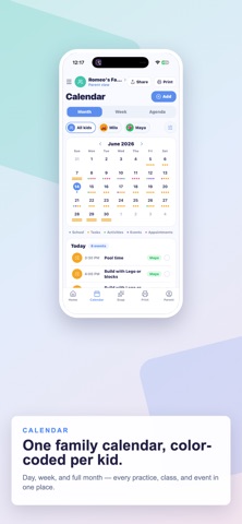 MiloMint: Family Organizer iPhone screenshot