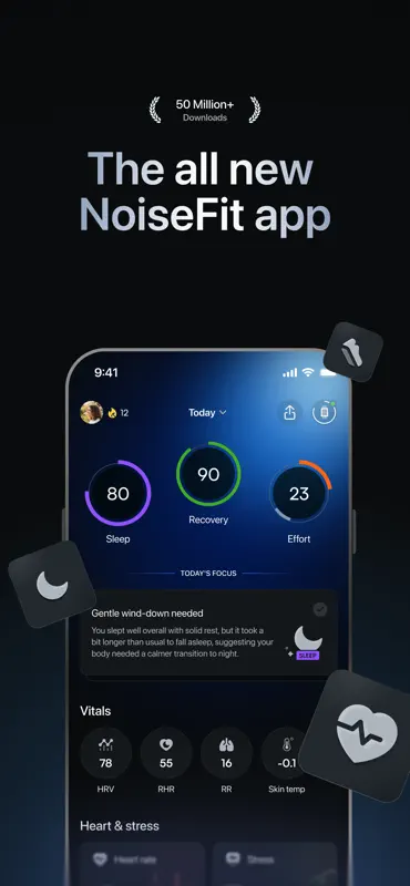 NoiseFit: Health & Fitness screenshot 1 of 4