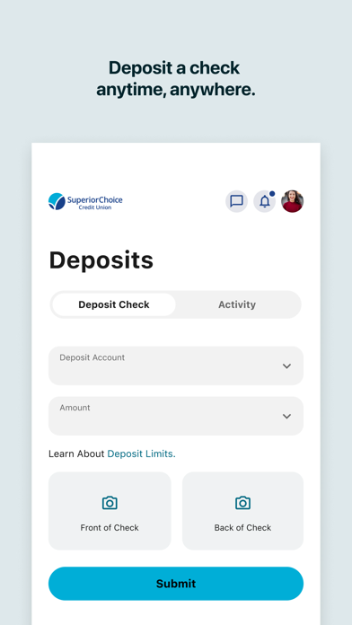 Superior Choice CU Mobile iPhone screenshot 3 - Finance app