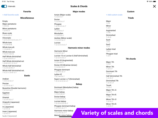 Guitar Fretboard: Scales iPad screenshot 5 - Music app