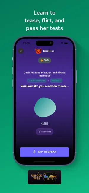 RizzRise: Gamified Rizz Gym screenshot 2