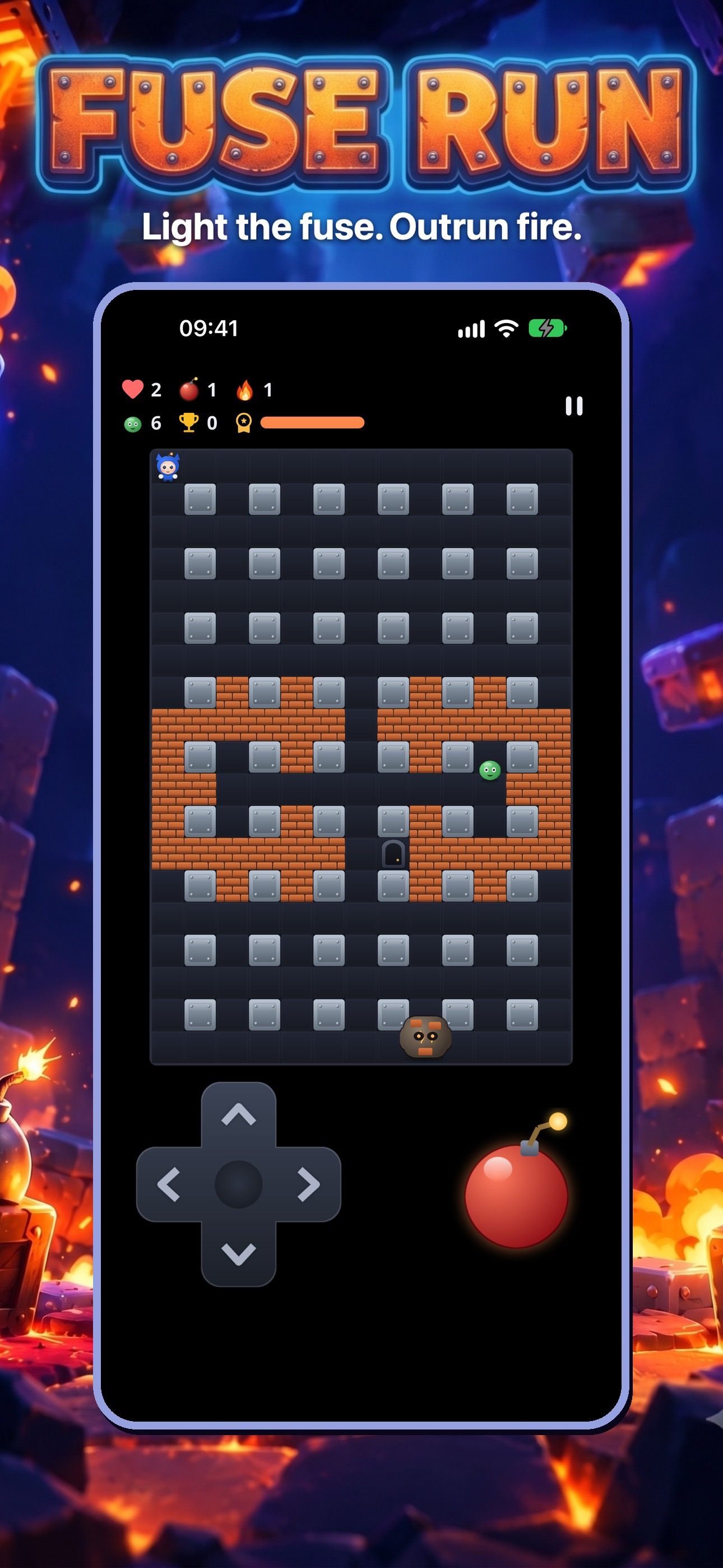 Screenshot 4 of Fuse Run: Bomb Maze Arcade