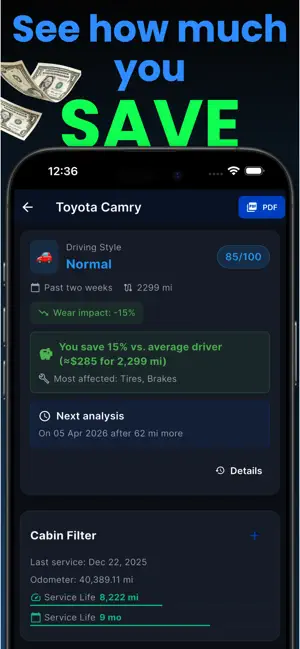 Odomate: Car Maintenance screenshot 1