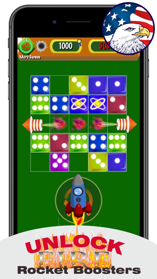 #3. Dice Merge Game – Fun 7 Dice (iOS) By: nguyen duc toan