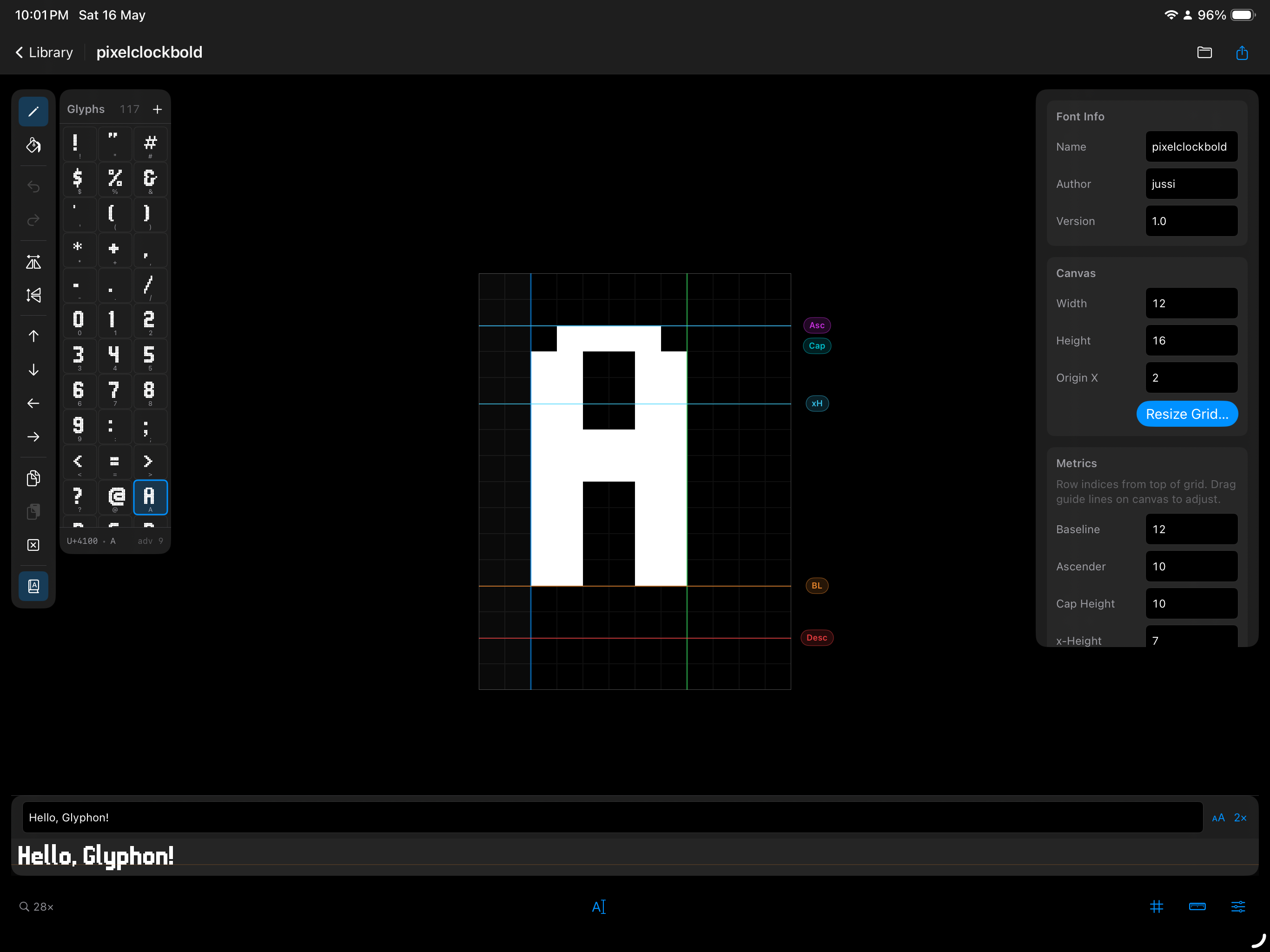 Glyphon screenshot 5