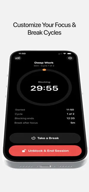 PomoLocked screenshot 2