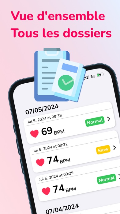Screenshot #2 pour Battement Coeur cardio cœur